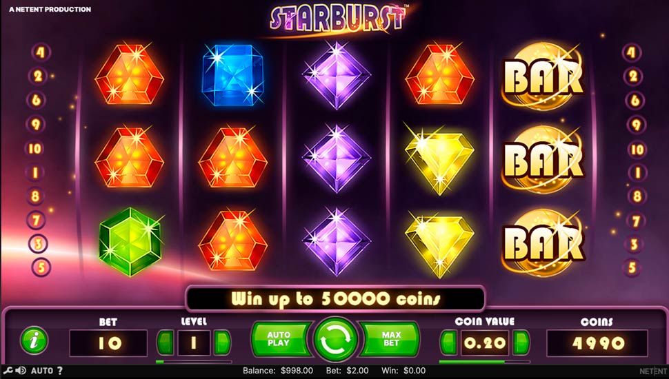 Starburst spielautomat