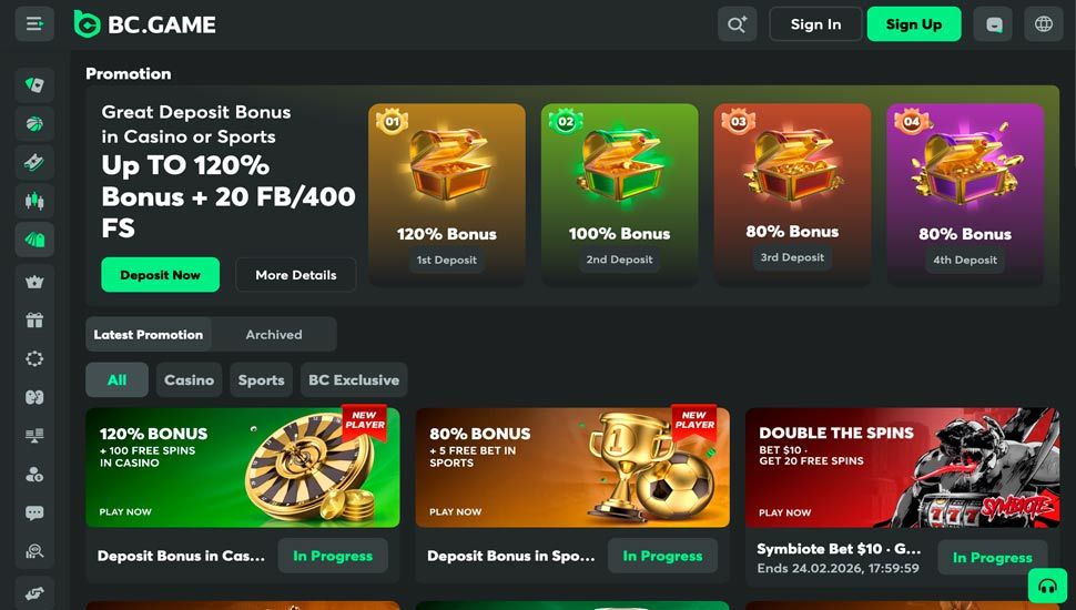 BC.game Casino Boni und Promotionen