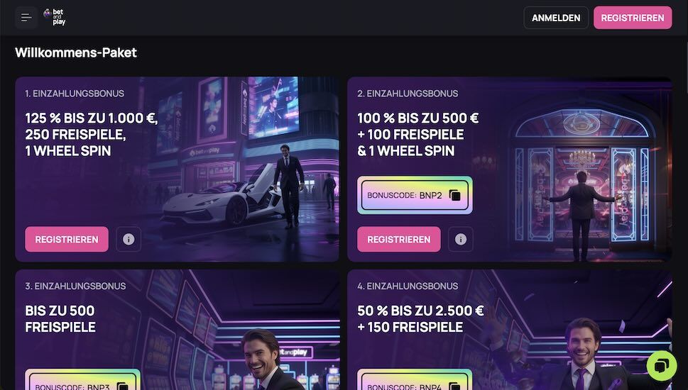 Betandplay casino boni