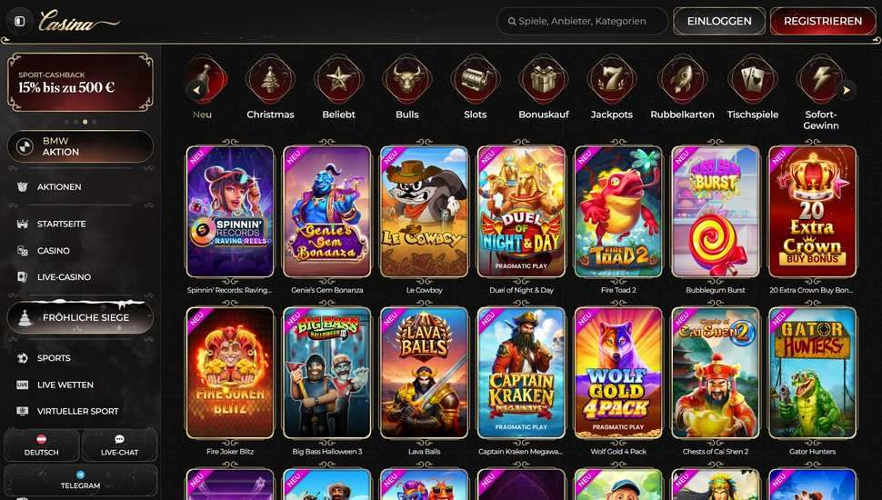 Casina casino spiele