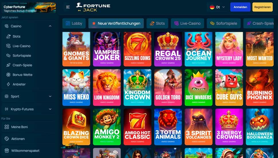 Slots Portfolio fortunejack