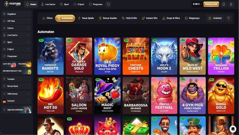 FortunePlay casino spiele