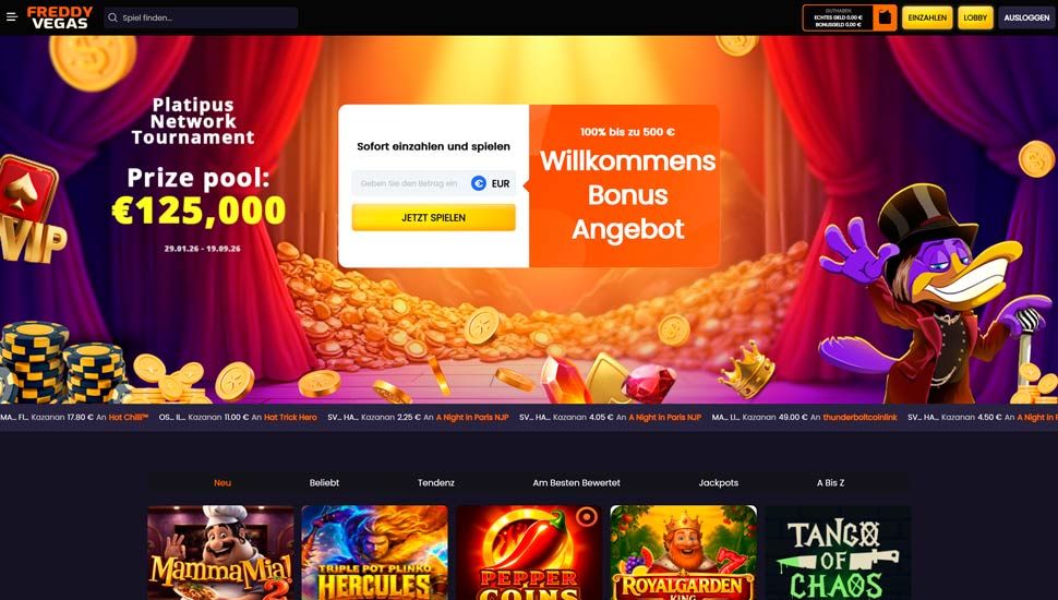 FreddyVegas Casino spielautomaten