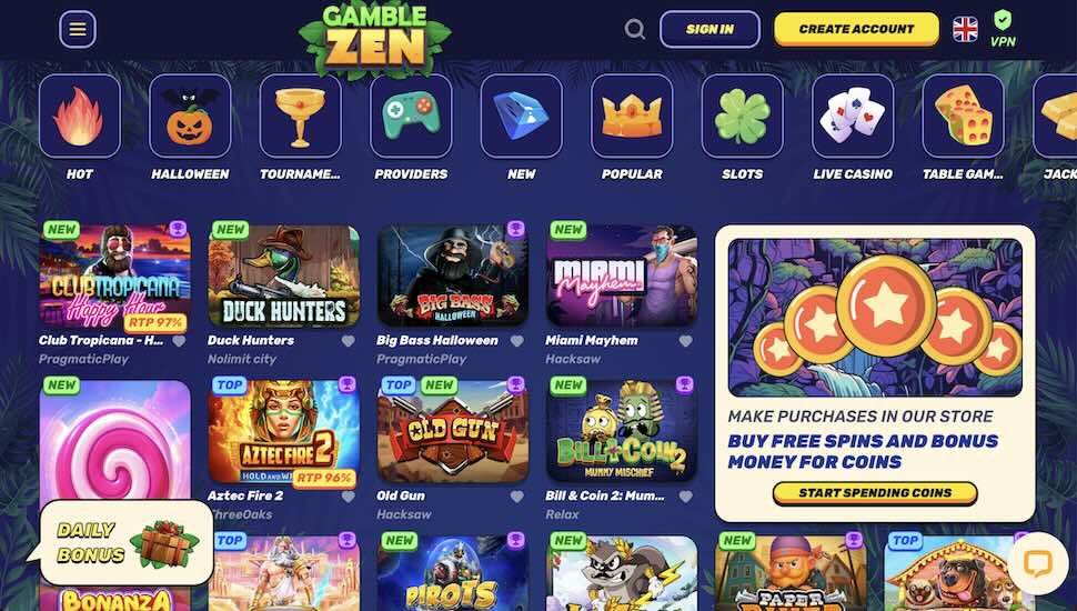 Gamblezen Casino Spiel