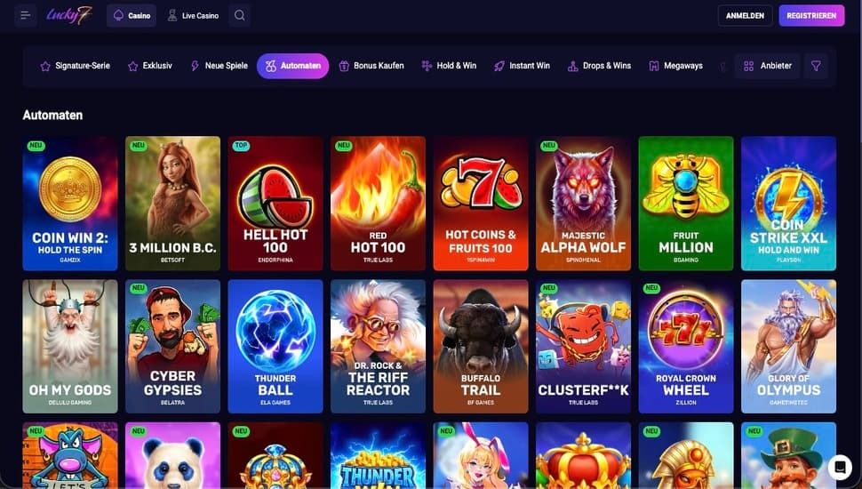 Lucky7even casino spielautomaten