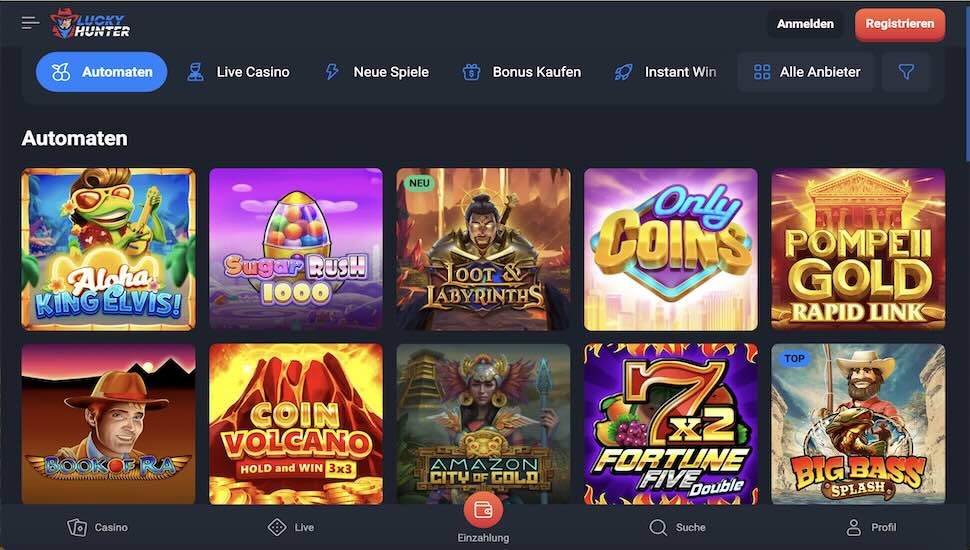 Lucky Hunter Spiele