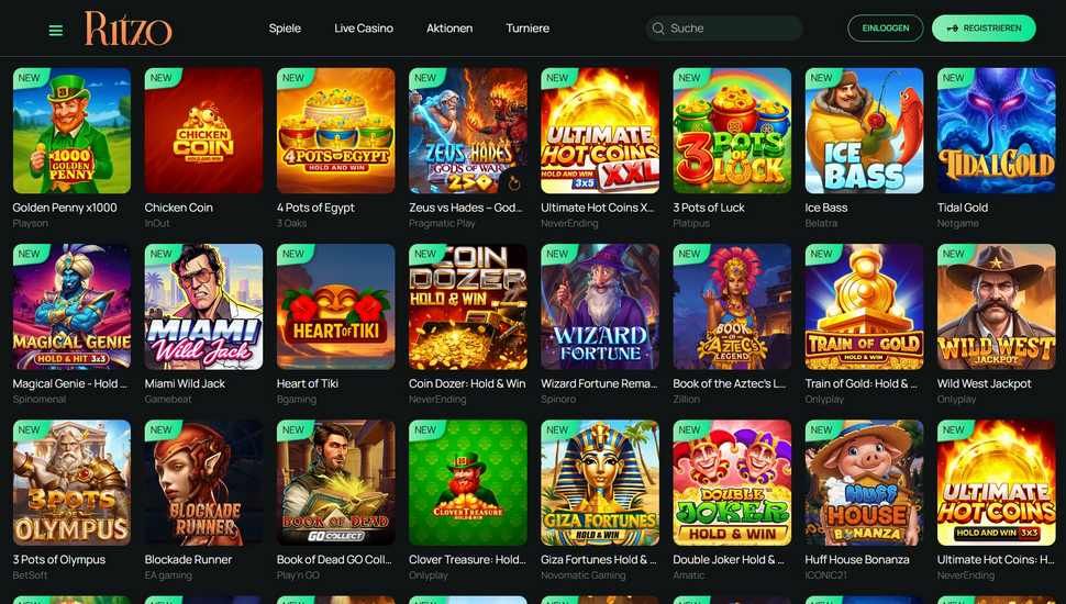 Ritzo casino spiele