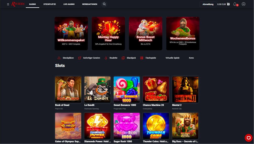 Riviera Casino spiel