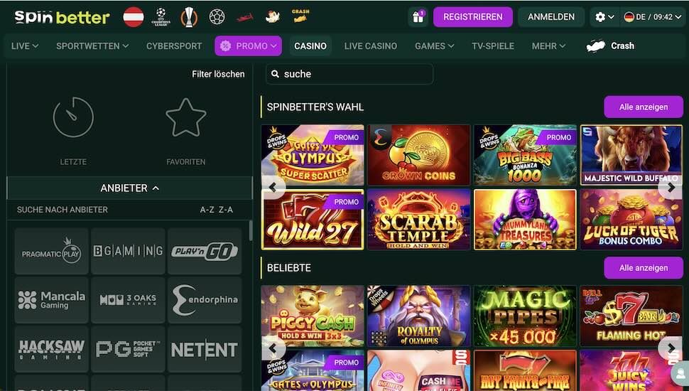 Spinbeter Casino spiel