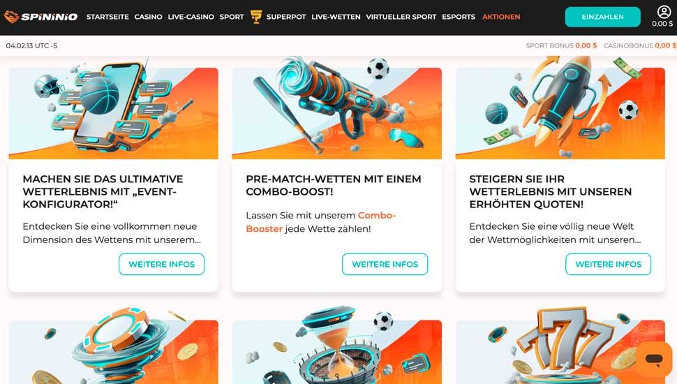 Online-Turniere spininio