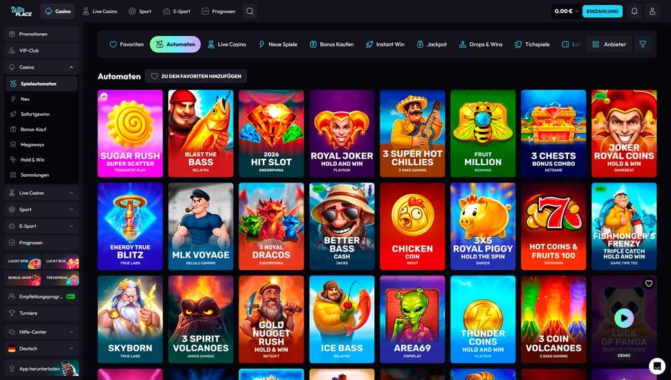 WinPlace spielautomaten