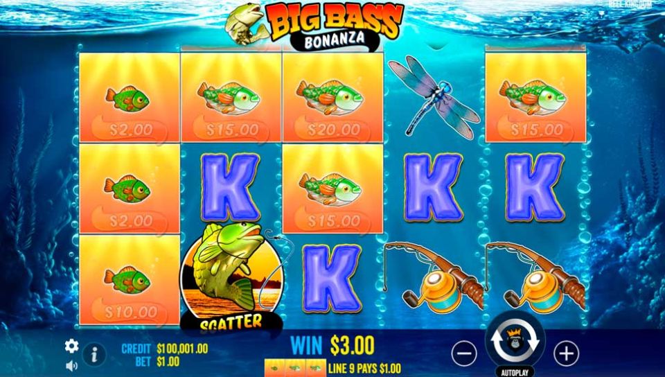 Big Bass Bonanza spielautomaten Geldsymbole