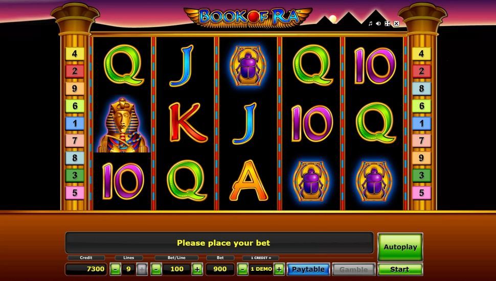 Book of Ra spielautomat Spielverlauf