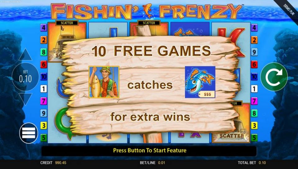 Fishin Frenzy Spielautomaten Freispiele