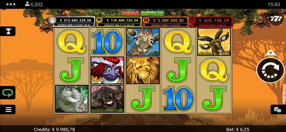 Mega Moolah Spielautomaten Mobile