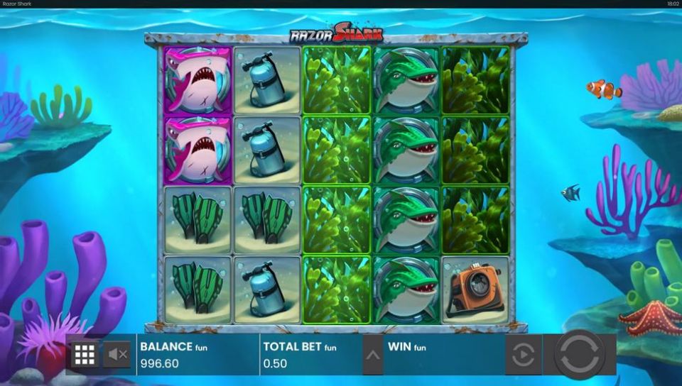 Razor Shark spielautomat Mystery Stacks