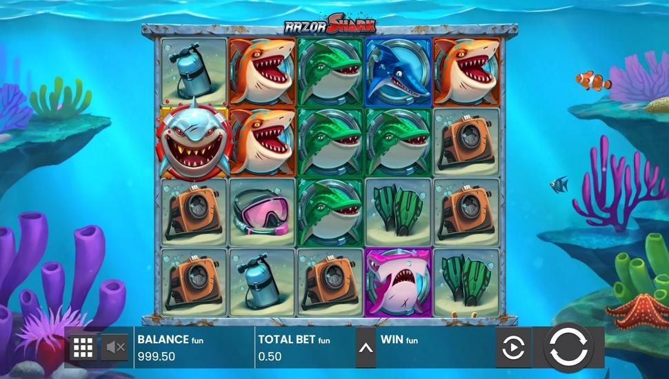Razor Shark spielautomat spielverlauf