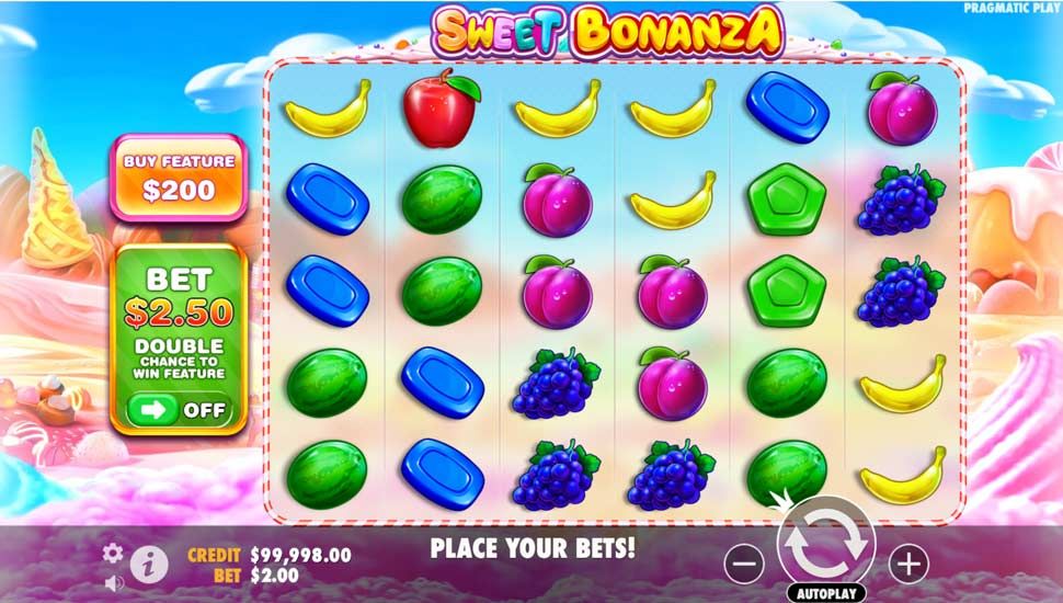 Sweet Bonanza spielautomat spielverlauf