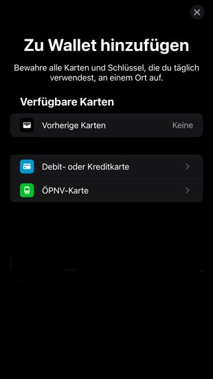 Bezahlung mit Apple Pay – Schritt 1