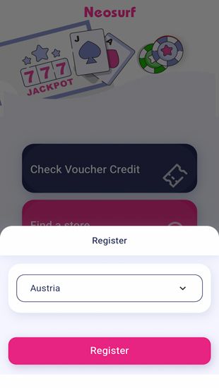 Bezahlung mit Neosurf – Schritt 3
